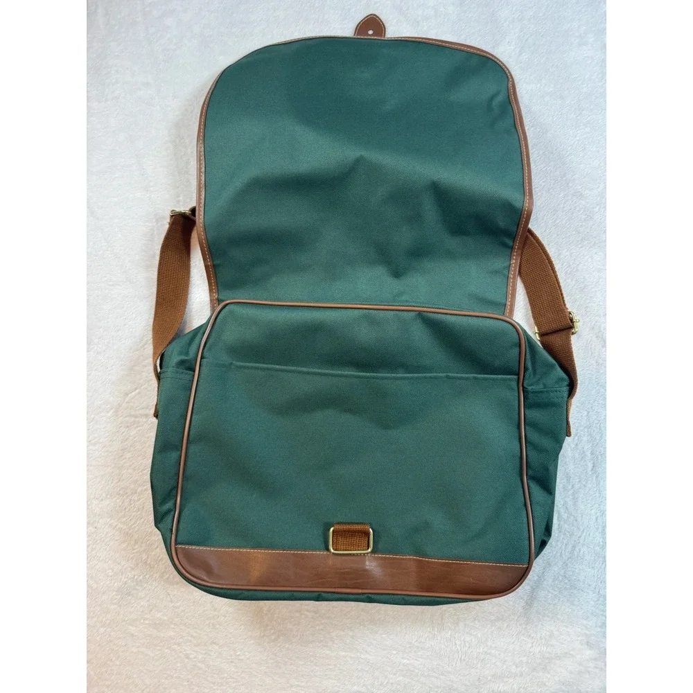Vintage Ralph Lauren Green Canvas Travel Carry On Bags Lot Old Money Pony Preppy